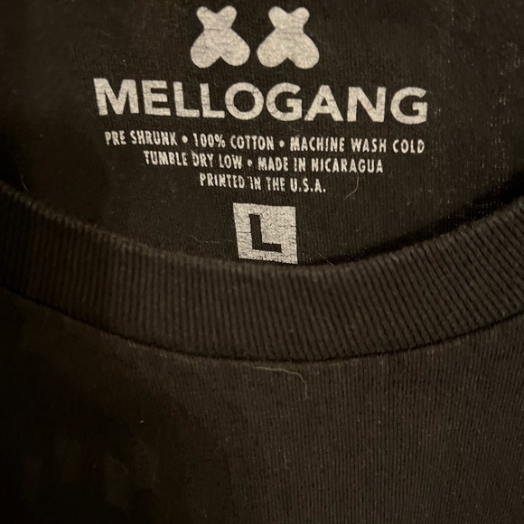 MELLOGANG Long Sleeve Men’s T-shirt Size Large - Picture 3 of 6